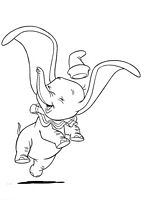 kolorowanki Dumbo do wydruku Disney malowanka numer 13